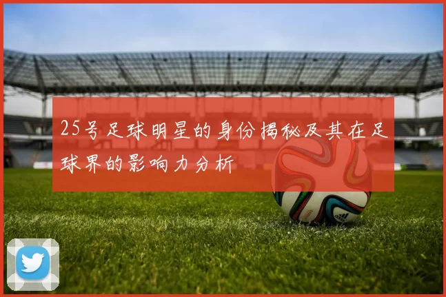 25号足球明星的身份揭秘及其在足球界的影响力分析