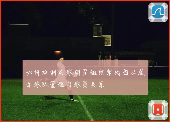 如何绘制足球明星组织架构图以展示球队管理与球员关系